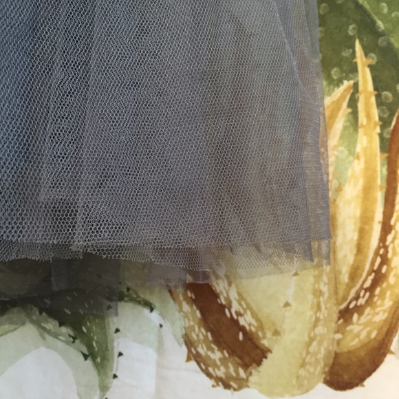 Jenny Yoo Louise Grey "Carbon" Tulle Maxi Skirt - Picture 5 of 6